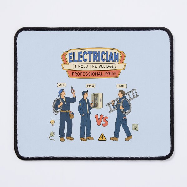 Item preview, Electrician Sticker — “I’ve Got the Voltage” Electrical Humor Design designed and sold by Krasnovaovaova.
