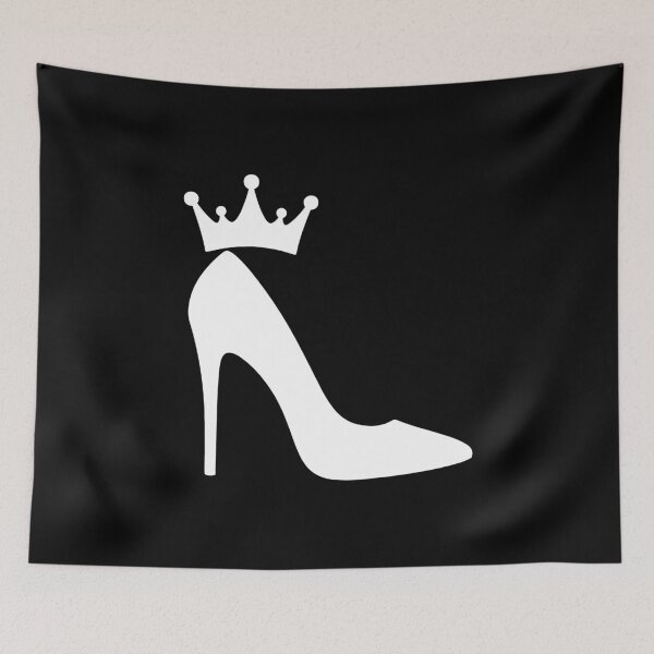 Item preview, High heels with crown – elegant queen silhouette designed and sold by Pineapple-Tree.