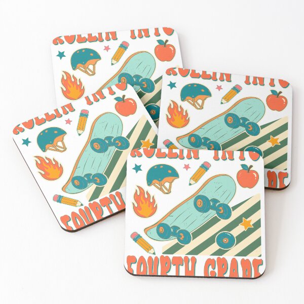 Item preview, Rollin Into Fourth Grade Skateboard Adventure designed and sold by happinesshut.