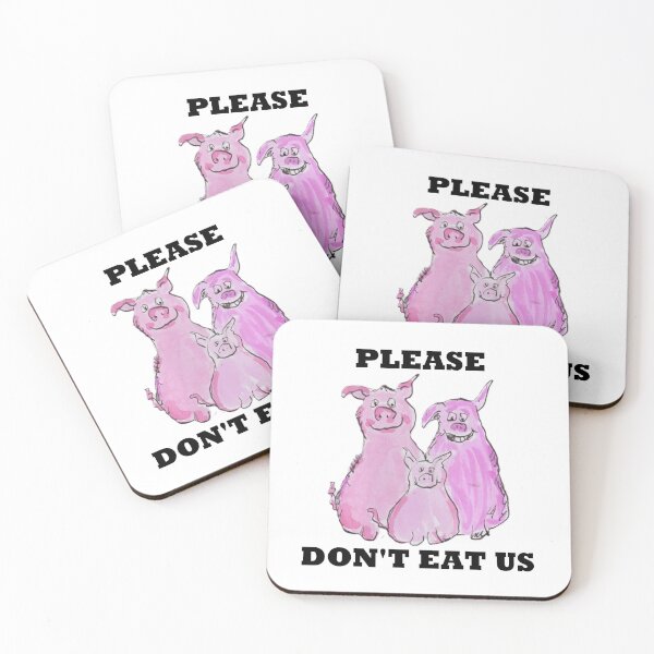 Item preview, Pigs please don't eat us designed and sold by Inky Fingers Illustrations.