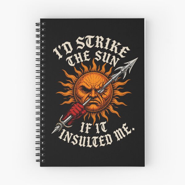 Item preview, I’d Strike the Sun Captain Ahab Gothic Quote designed and sold by Fenay Designs.