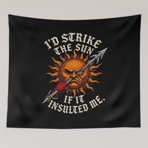 Item preview, I’d Strike the Sun Captain Ahab Gothic Quote designed and sold by Fenay Designs.