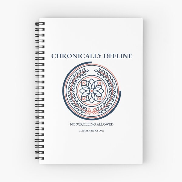Item preview, Chronically Offline Society — No Scrolling Allowed designed and sold by Art&Fun.