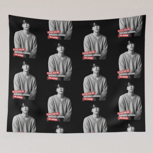 Item preview, Please Give Me Worldwide Handsome Jin - BTS Kpop Fan designed and sold by thefirstbroo.