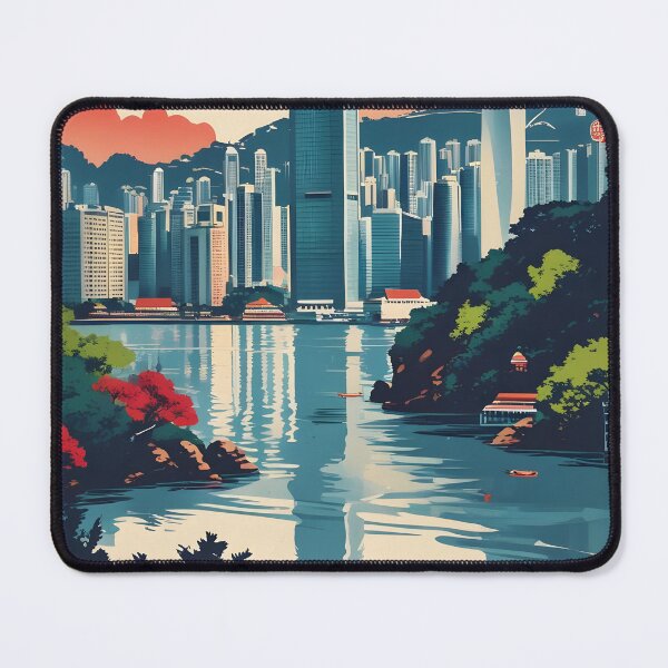 Item preview, Hong Kong Vintage Travel Tourism designed and sold by TravelersGems.