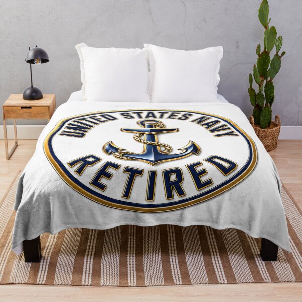 Item preview, Title: Anchored in Honor: United States Navy Retired Legacy Crest designed and sold by BlissBlvdShop.