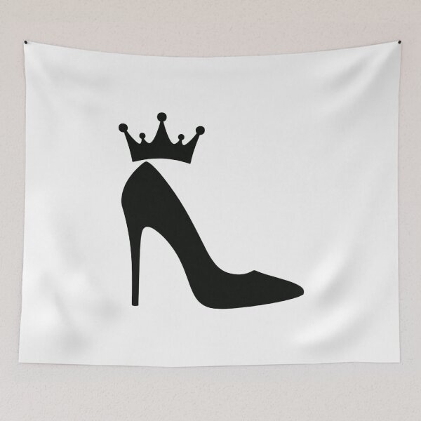 Item preview, High heels with crown – elegant queen silhouette designed and sold by Pineapple-Tree.