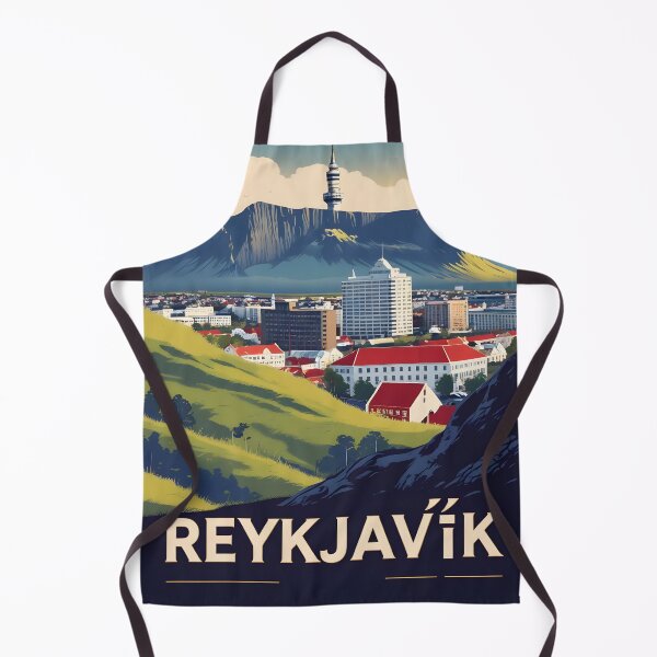 Item preview, Reykjavik Iceland Vintage Travel Tourism designed and sold by TravelersGems.