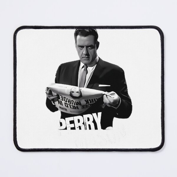 Item preview, Perry Mason Raymond Burr Tv Show Classic Retro Design | ⭐⭐⭐⭐⭐ designed and sold by OmarJallad.
