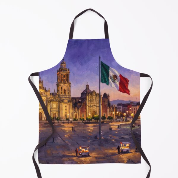 Item preview, The Zócalo at Dusk Mexico City designed and sold by RedPeaStudio.