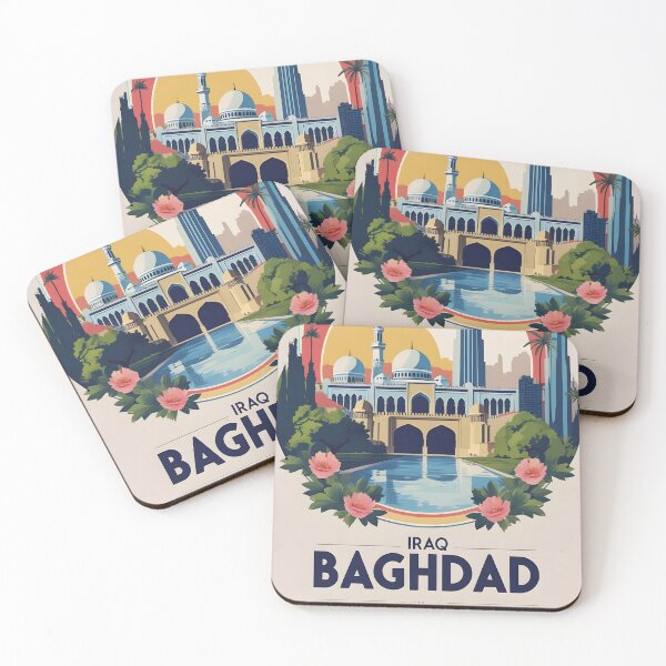 Item preview, Baghdad Iraq Vintage Travel Tourism designed and sold by TravelersGems.