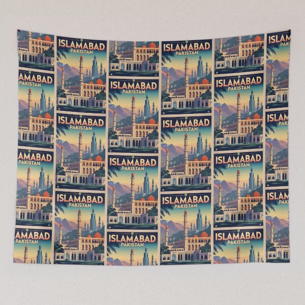 Item preview, Islamabad Pakistan Vintage Travel Tourism designed and sold by TravelersGems.