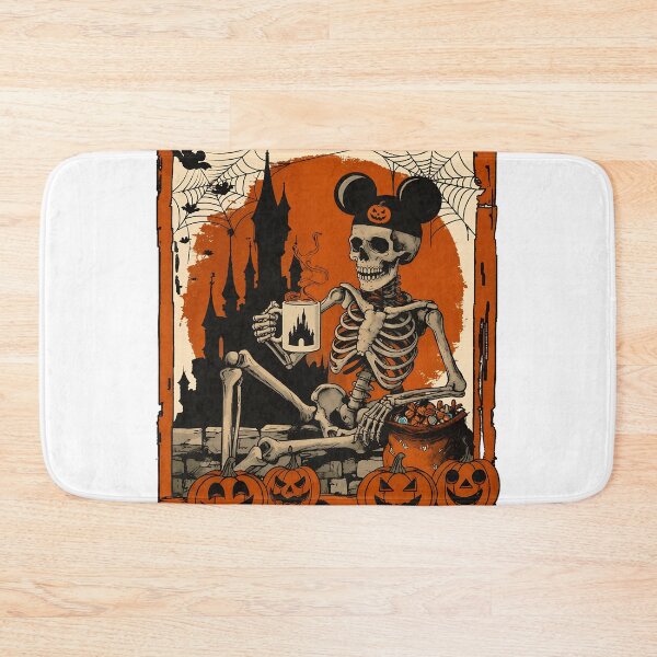 Item preview, Vintage Halloween Skeleton Mouse Spooky Castle Night Scene designed and sold by JudyJenni82877.