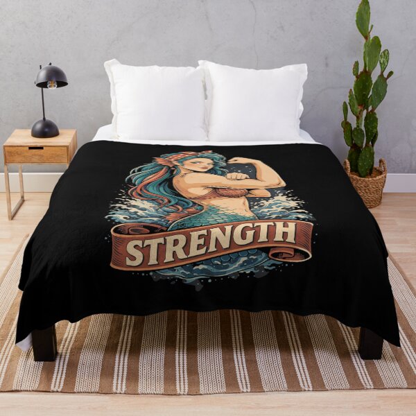 Item preview, Strong mermaid: Mermaid shows off her muscles at the gym designed and sold by Pineapple-Tree.