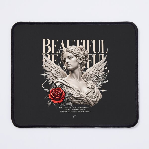 Item preview, Beautiful Eternal Grace – Classical Angel Statue Streetwear designed and sold by Musamem Designs.