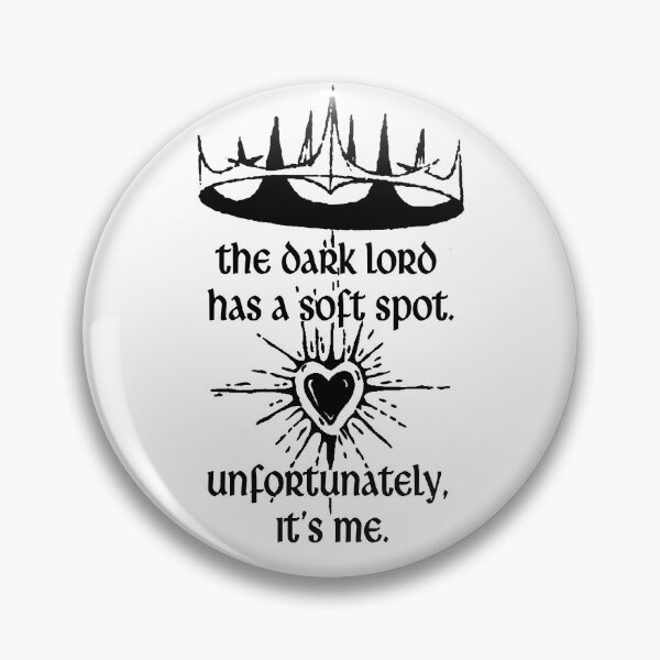 Item preview, Dark Lord Has a Soft Spot Unfortunately It's Me – Dark Romantasy Humor designed and sold by witchlingart.