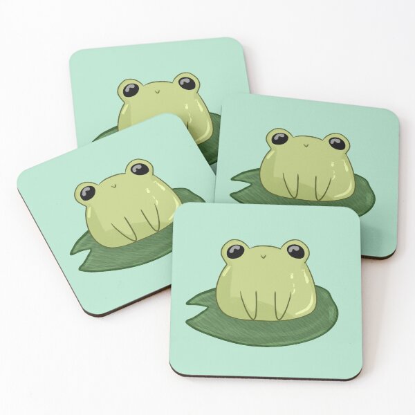 Item preview, Frog on a lily pad  designed and sold by Extremely Tired Art.