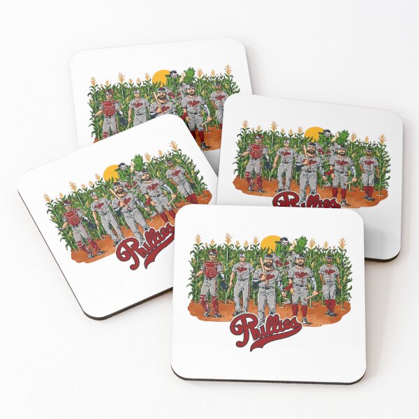 Item preview, Baseball Team Cornfield Cartoon Illustration Spirit designed and sold by AnthonyCo48862.