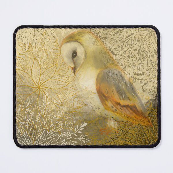 Item preview, Barn Owl with Autumn Foliage designed and sold by ScaleDesigns.