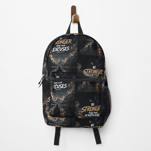 Item preview, Be Stronger Than Your Excuses – Mountain Motivation Design designed and sold by Coverify.