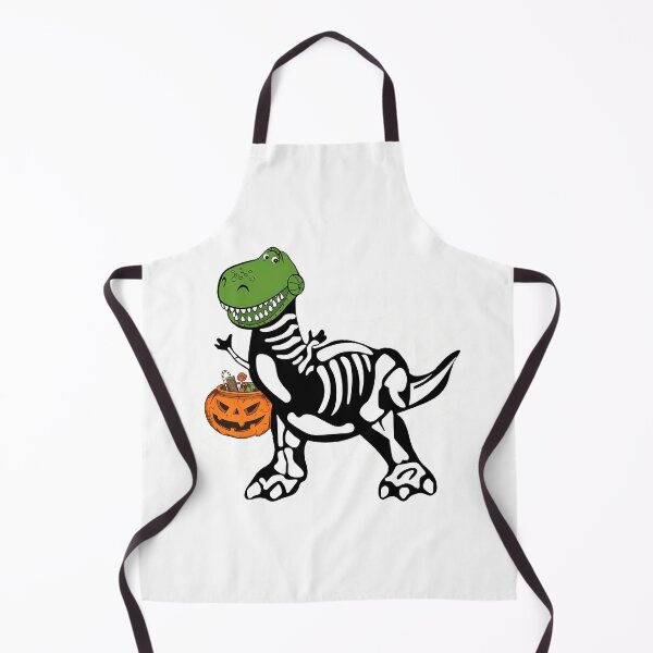 Item preview, Cute Halloween Dinosaur Skeleton Pumpkin Night Design designed and sold by KellyJone76986.