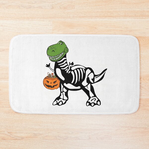 Item preview, Cute Halloween Dinosaur Skeleton Pumpkin Night Design designed and sold by KellyJone76986.