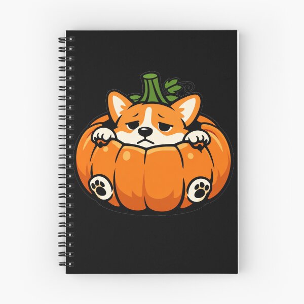 Item preview, Cute Sad Corgi Inside Halloween Pumpkin Vector Art designed and sold by Cherie-verse.