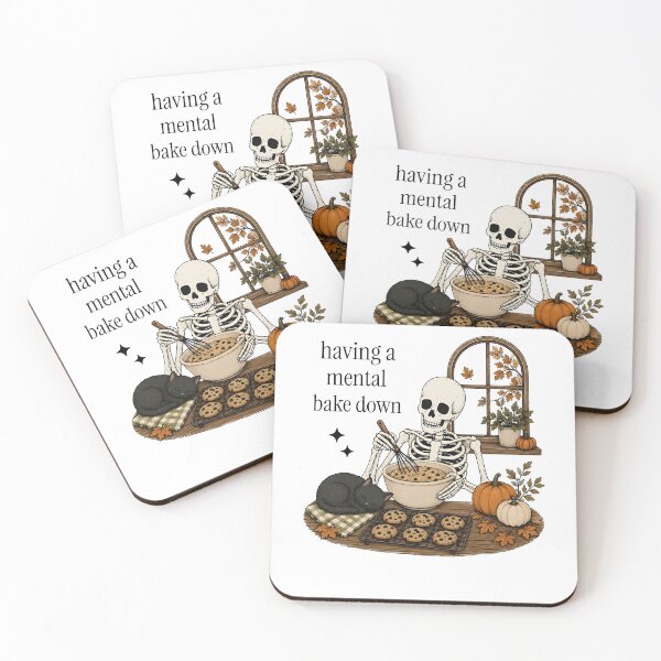 Item preview, Skeleton Baking Humor Halloween Design designed and sold by RDGNR.
