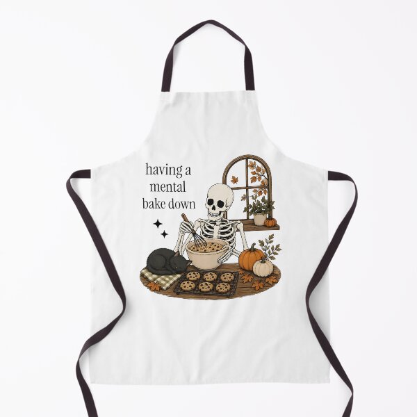 Item preview, Skeleton Baking Humor Halloween Design designed and sold by RDGNR.