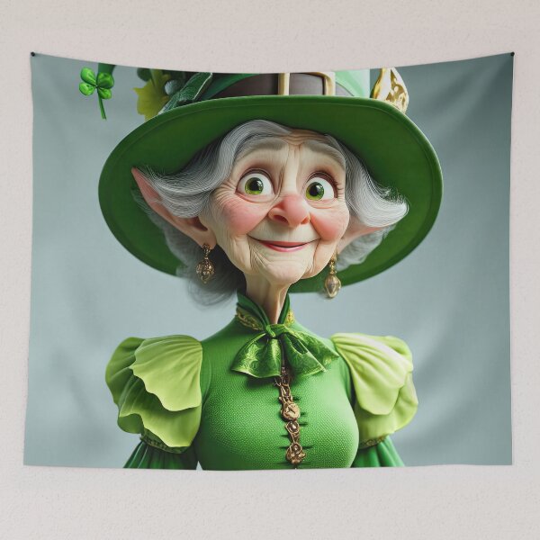 Item preview, Old Fart as a Leprechaun designed and sold by Colin Bentham.