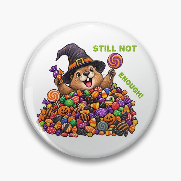 Item preview, Still Not Enough Groundhog Halloween Candy Design designed and sold by Buli89.