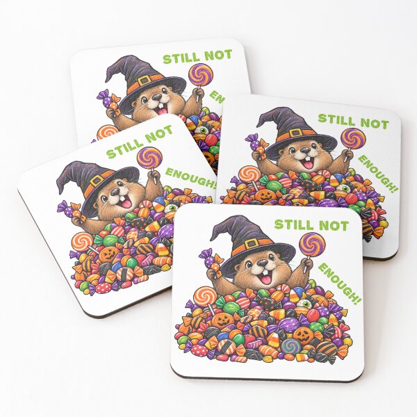 Item preview, Still Not Enough Groundhog Halloween Candy Design designed and sold by Buli89.