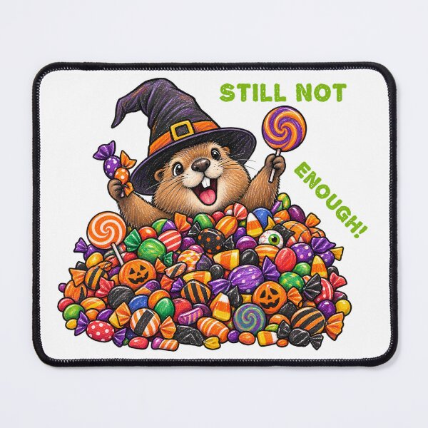 Item preview, Still Not Enough Groundhog Halloween Candy Design designed and sold by Buli89.