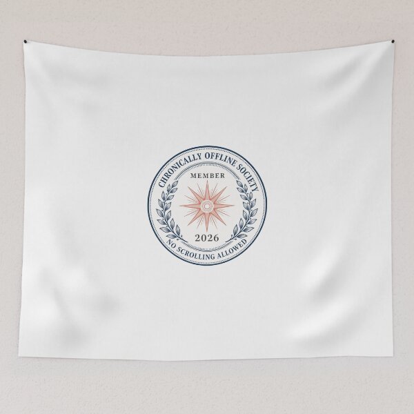 Item preview, Chronically Offline Society — No Scrolling Allowed designed and sold by Art&Fun.
