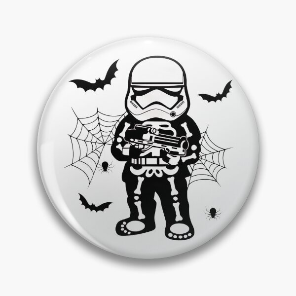 Item preview, Skeleton Stormtrooper Halloween Spooky Warrior Artwork designed and sold by AlisonFle96648.