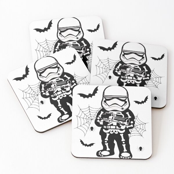 Item preview, Skeleton Stormtrooper Halloween Spooky Warrior Artwork designed and sold by AlisonFle96648.