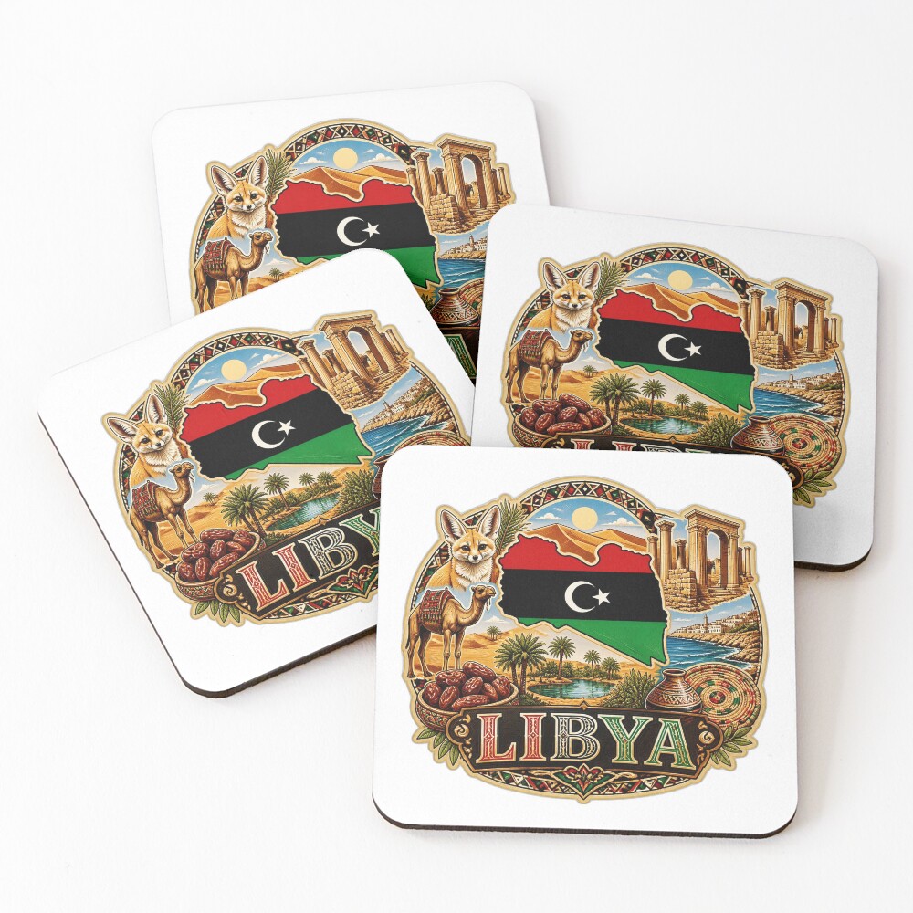 Item preview, Coasters (Set of 4) designed and sold by FunFitsFactory.