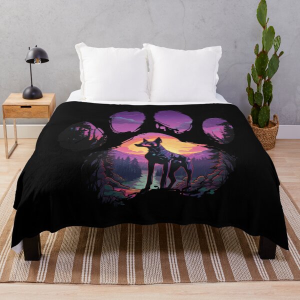 Item preview, Funny German Pinscher Paw Synthwave Mountain Tree Mom Dad Kids designed and sold by rafaeltto.