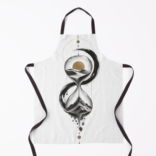 Item preview, Hourglass Mountain — Time, Nature and Minimalist Surreal Art designed and sold by mari0n980.