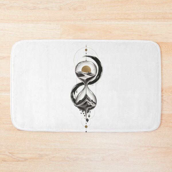 Item preview, Hourglass Mountain — Time, Nature and Minimalist Surreal Art designed and sold by mari0n980.