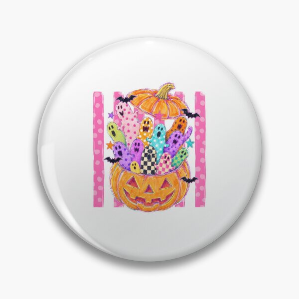 Item preview, Colorful Ghosts in Pumpkin Halloween Design designed and sold by DarylPope.