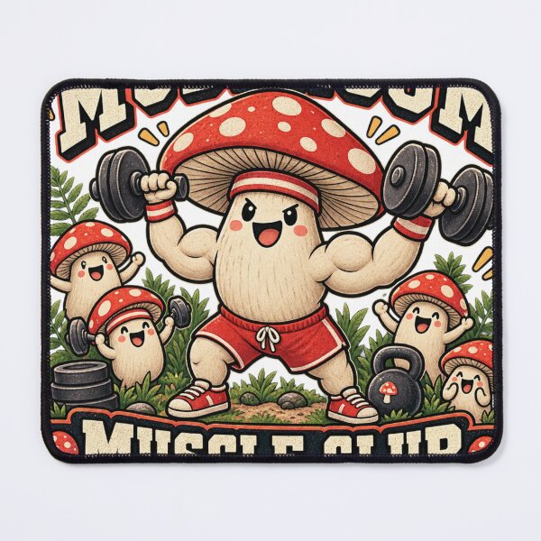 Item preview, Mushroom Muscle Club designed and sold by AlphaPODMonkey.