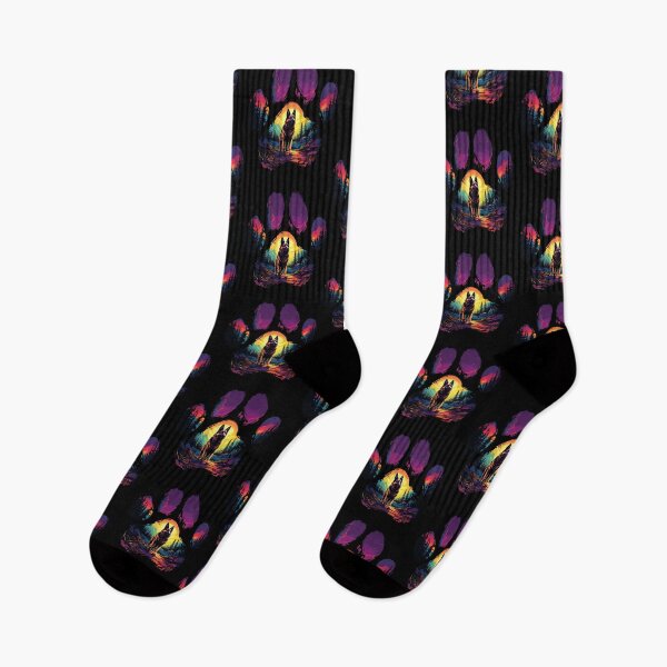 Item preview, Funny German Shepherd Paw Synthwave Mountain Tree Mom Dad Kids designed and sold by rafaeltto.