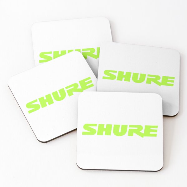 Item preview, Shure Microphones & Audio Gear Neon Green Logo designed and sold by amamspk.