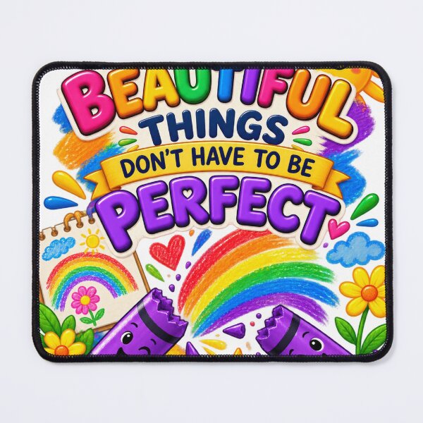 Item preview, Beautiful Things Don’t Have to Be Perfect – The Broken Crayon | Positive Kids Message designed and sold by NatchSoftCreations.