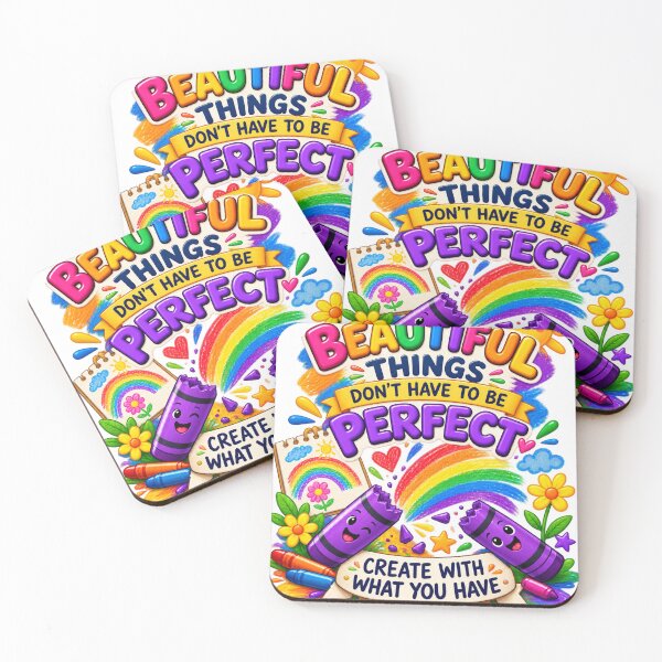 Item preview, Beautiful Things Don’t Have to Be Perfect – The Broken Crayon | Positive Kids Message designed and sold by NatchSoftCreations.