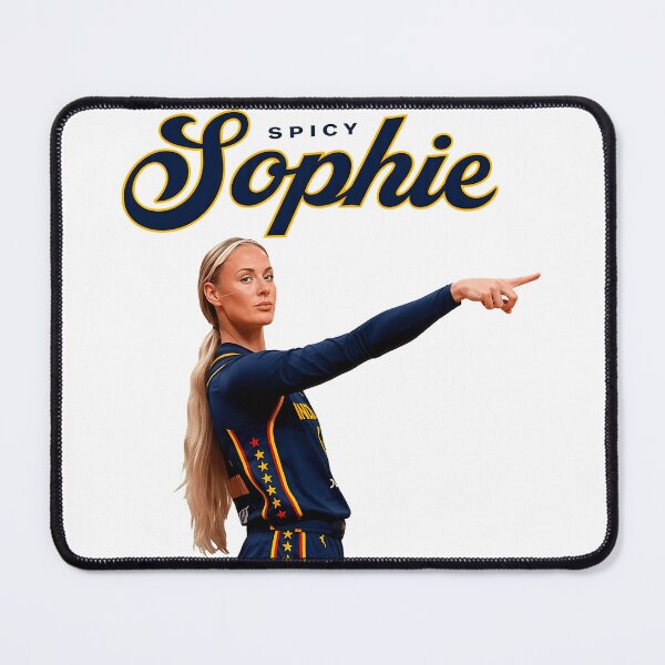 Item preview, Spicy Sophie Scripted Basketball Fan Portrait Design designed and sold by JasonGard86375.