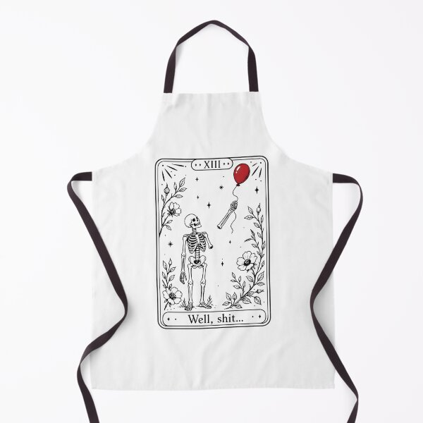 Item preview, Well Shit Skeleton Tarot Humor designed and sold by RDGNR.