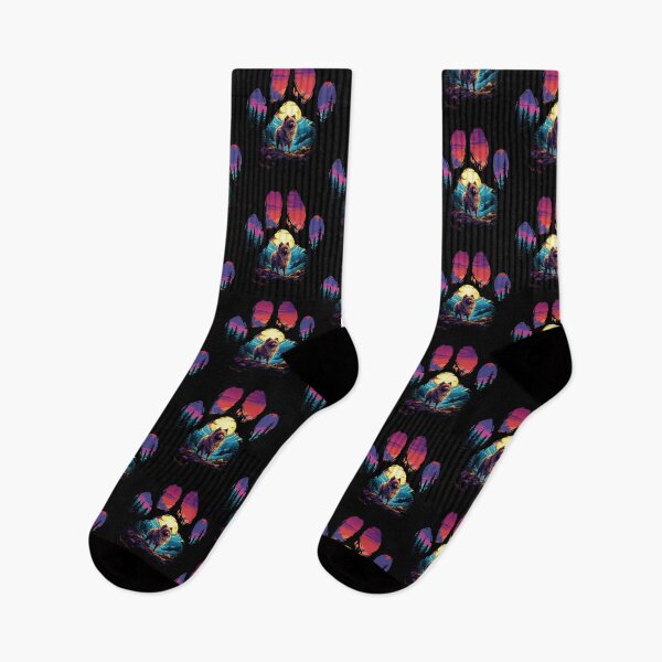 Item preview, Funny German Spitz  Paw Synthwave Mountain Tree Mom Dad Kids designed and sold by rafaeltto.