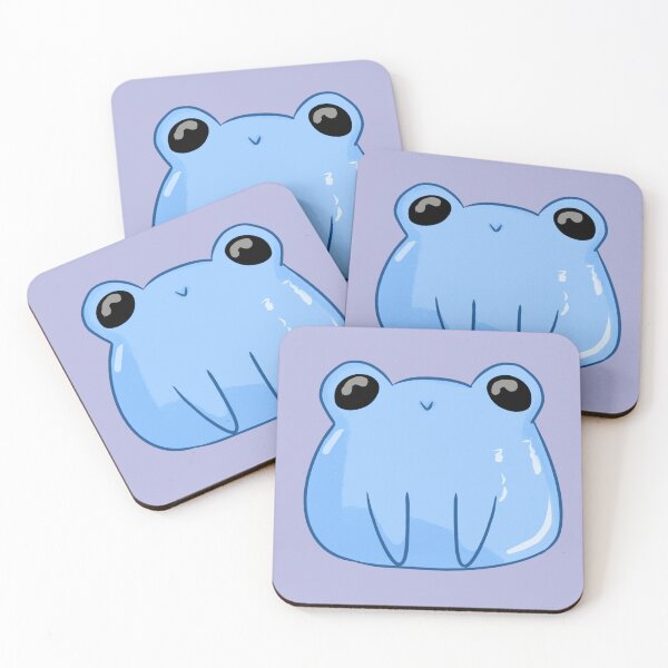 Item preview, Blue frog designed and sold by Extremely Tired Art.